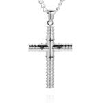 SILVER CROSS NECKLACE