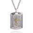 CRUCIFIX NECKLACE SILVER & GOLD