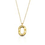 Oval Pendant Necklace | Gold-TONE