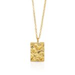 Molten Pendant Necklace | Gold-TONE