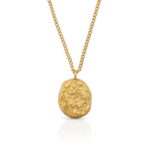 Ladies Gold Pendant Necklace