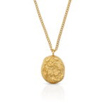 Ladies Gold Pendant Necklace