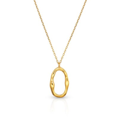 Oval Pendant Necklace