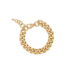 Womens Chunky Gold Curb Bracelet