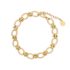 Womens Gold Loop Bracelet