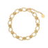 Womens Gold Loop Bracelet