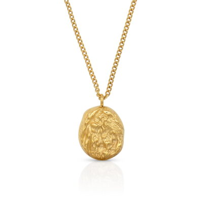 Ladies Gold Pendant Necklace