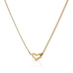 Molten Heart Pendant Necklace | Gold-TONE