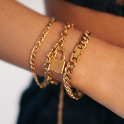 Padlock Bracelet Gold