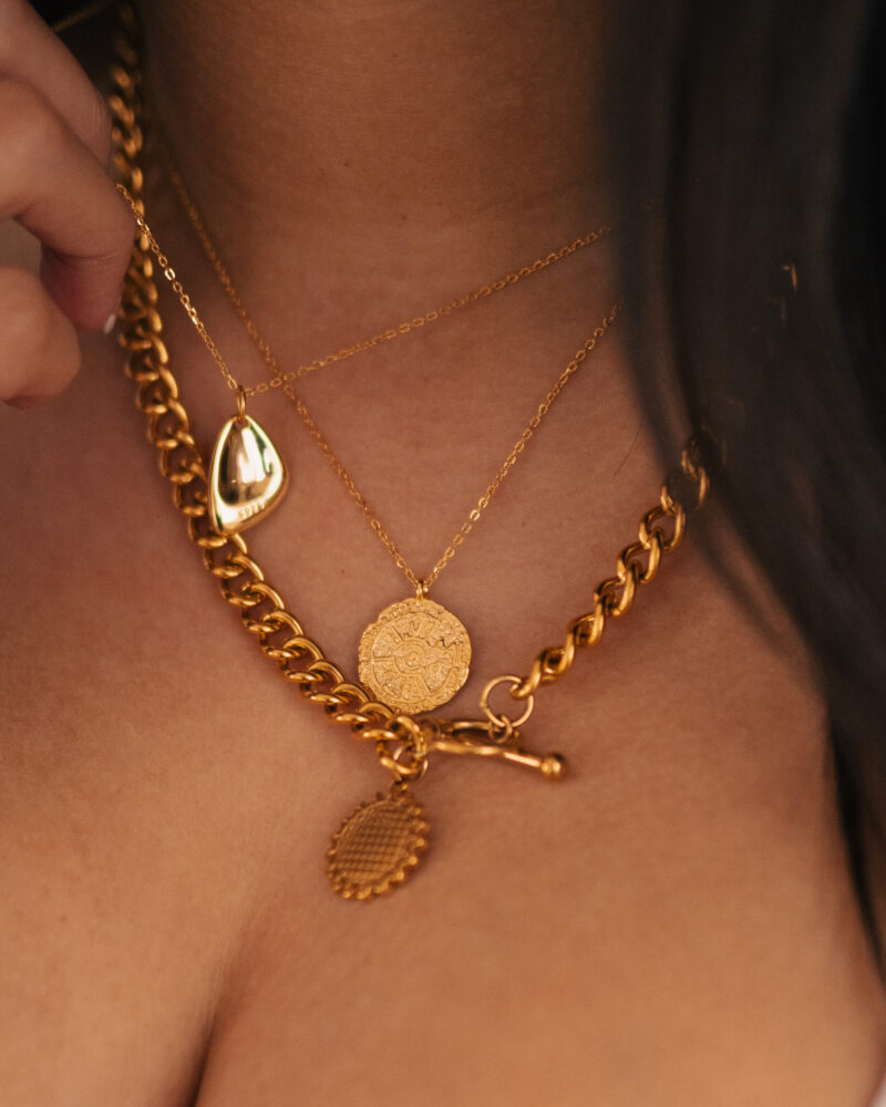 Gold Pendant Necklace For Women