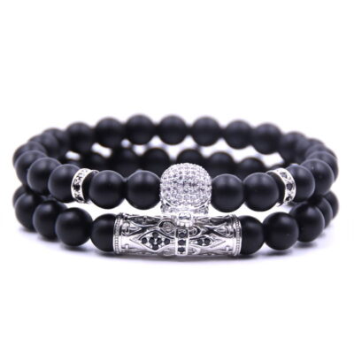 SILVER SKULL BRACELET