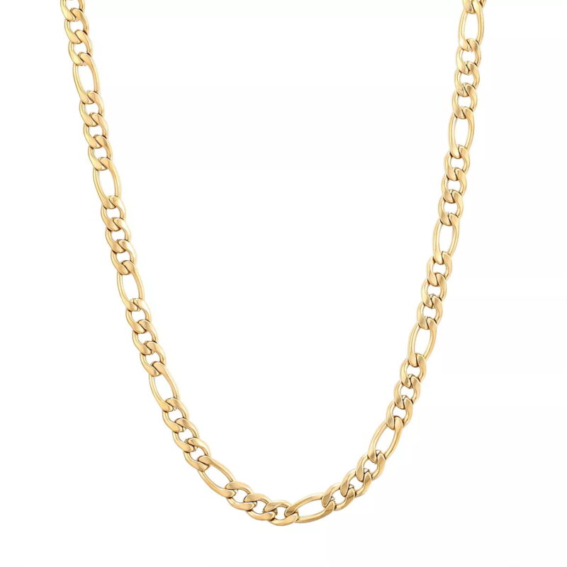 Gold Figaro Chain Necklace