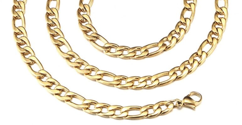 Gold Figaro necklace