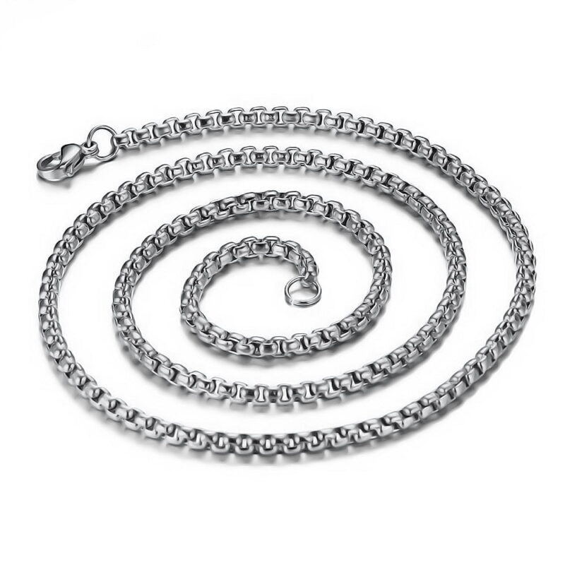 Silver Rolo Chain Necklace