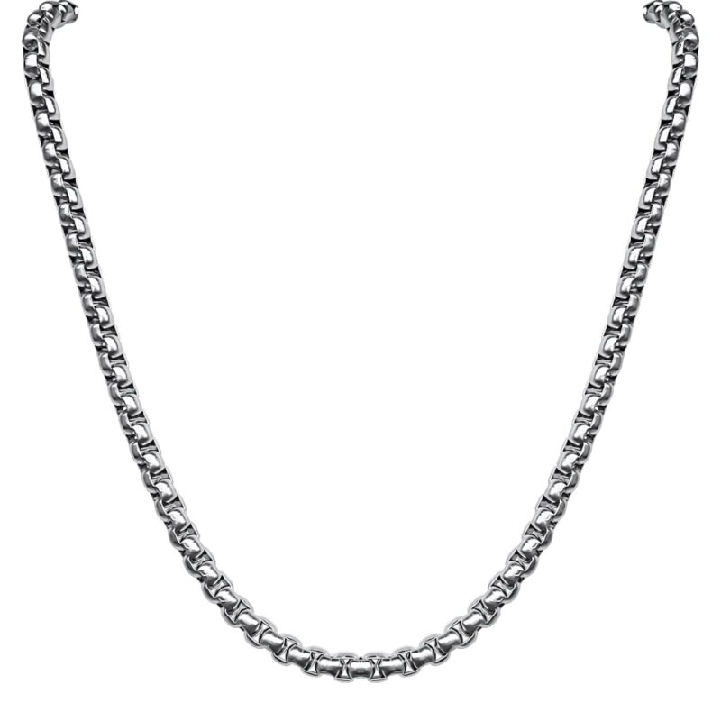 Silver Rolo Chain Necklace