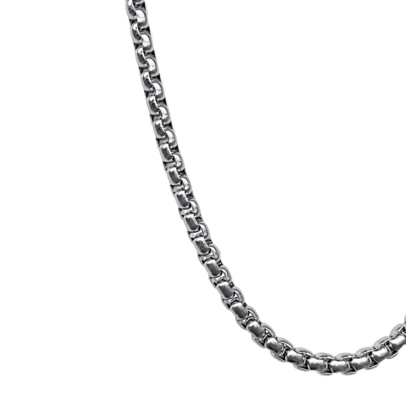 Silver Rolo Chain Necklace