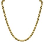 Gold Rolo Chain Necklace