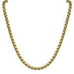 Gold Rolo Chain Necklace