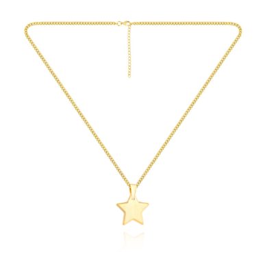GOLD STAR PENDANT NECKLACE