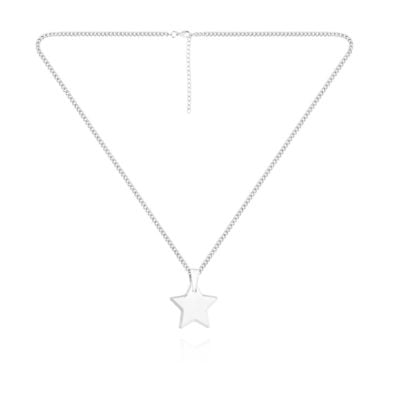 SILVER STAR PENDANT NECKLACE