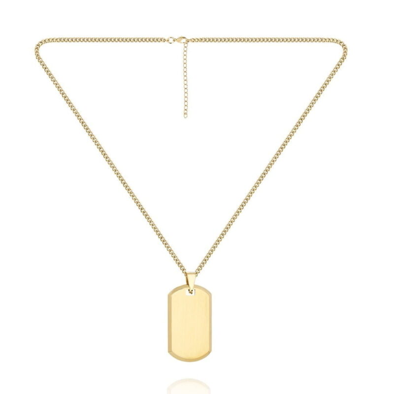 GOLD ID NECKLACE