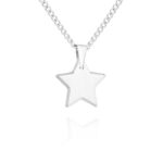 SILVER STAR PENDANT NECKLACE