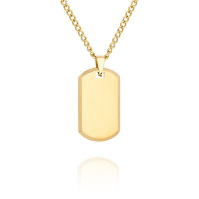 GOLD ID NECKLACE