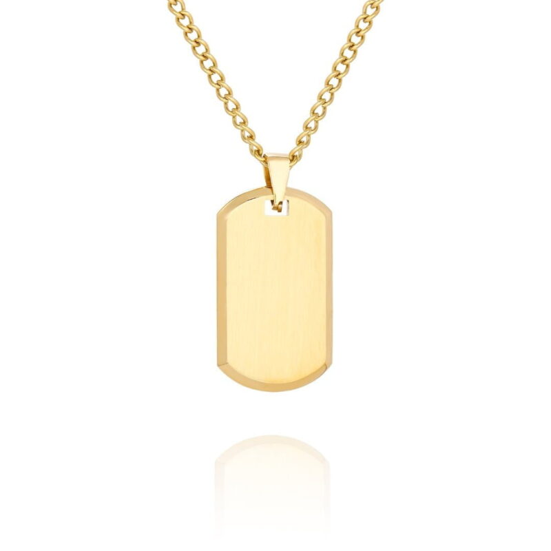 GOLD ID NECKLACE