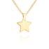 GOLD STAR PENDANT NECKLACE