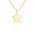 GOLD STAR PENDANT NECKLACE