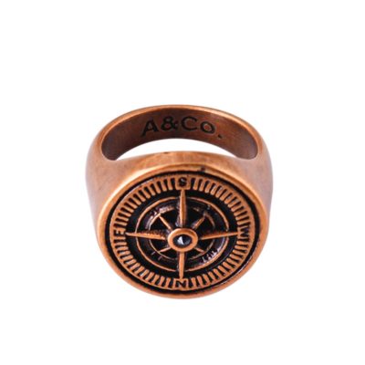 GOLD COMPASS RING