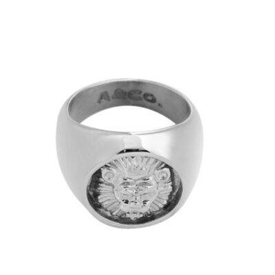 Lion Ring Silver