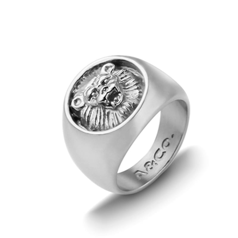 Lion Ring Silver