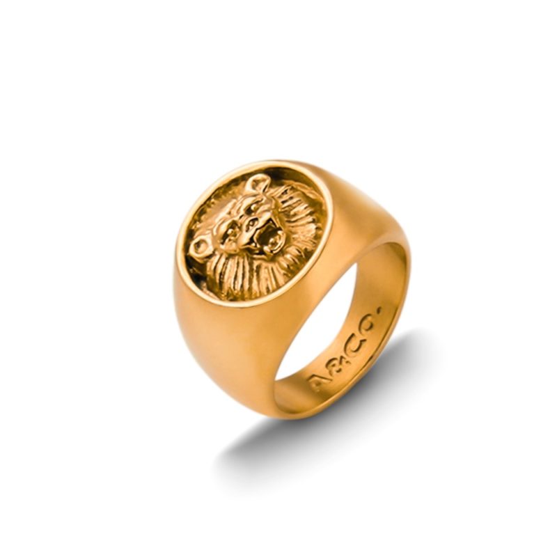 Lion Ring Gold