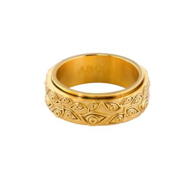 Gold Eagle Eye Ring