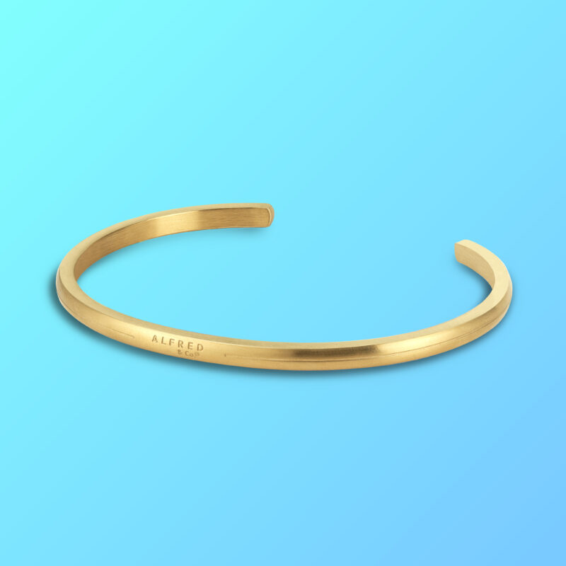 Mens Gold Bangle