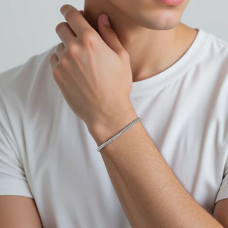 Mens thin bracelet