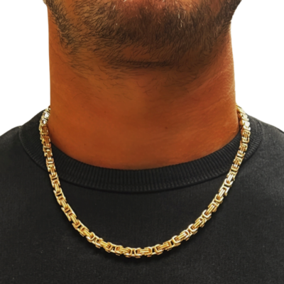 Gold Byzantine Chain Necklace