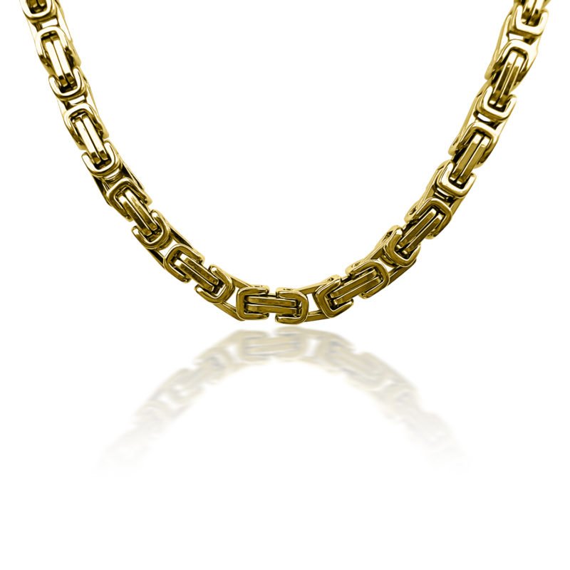 Gold Byzantine Chain Necklace