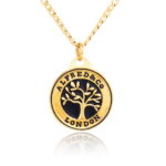 MULBERRY TREE NECKLACE | GOLD-TONE