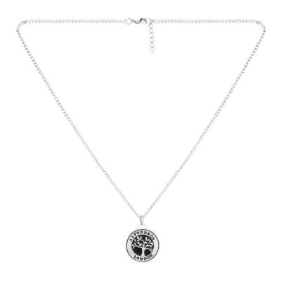 Silver Mulberry Tree of Love Necklace