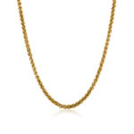 WHEAT CHAIN (GOLD) | 4MM WIDTH