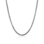 WHEAT CHAIN (SILVER) | 4MM WIDTH