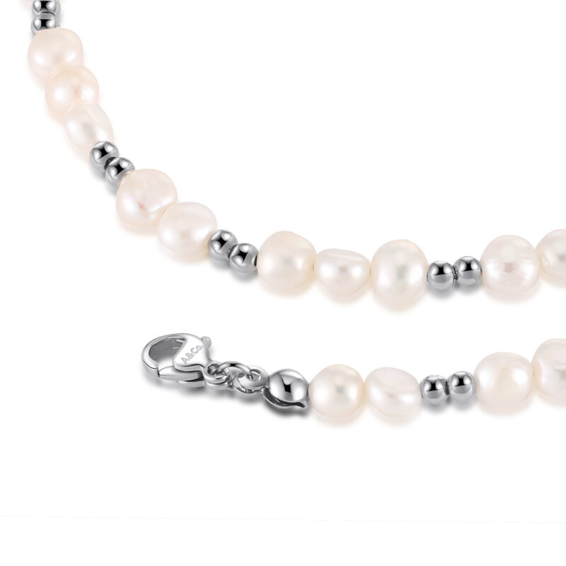 Mens Pearl Necklace