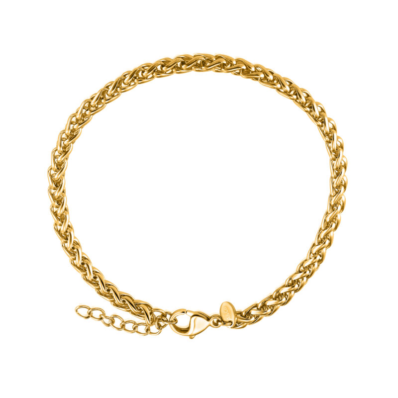 Gold Wheat Bracelet