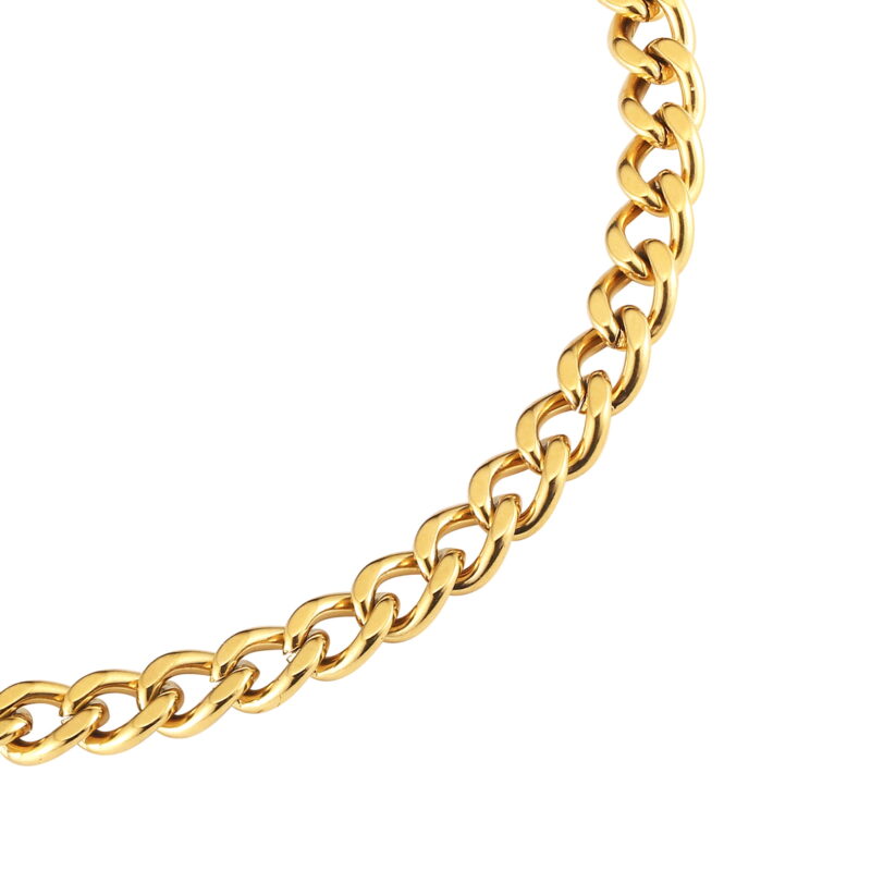 Gold Curb Bracelet