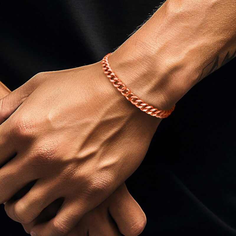 Mens Rose Gold Bracelet