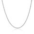 Thin Silver Curb Chain Necklace