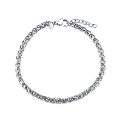 Silver Wheat Bracelet