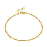 CURB BRACELET (GOLD) | 2MM WIDTH | MINIMAL